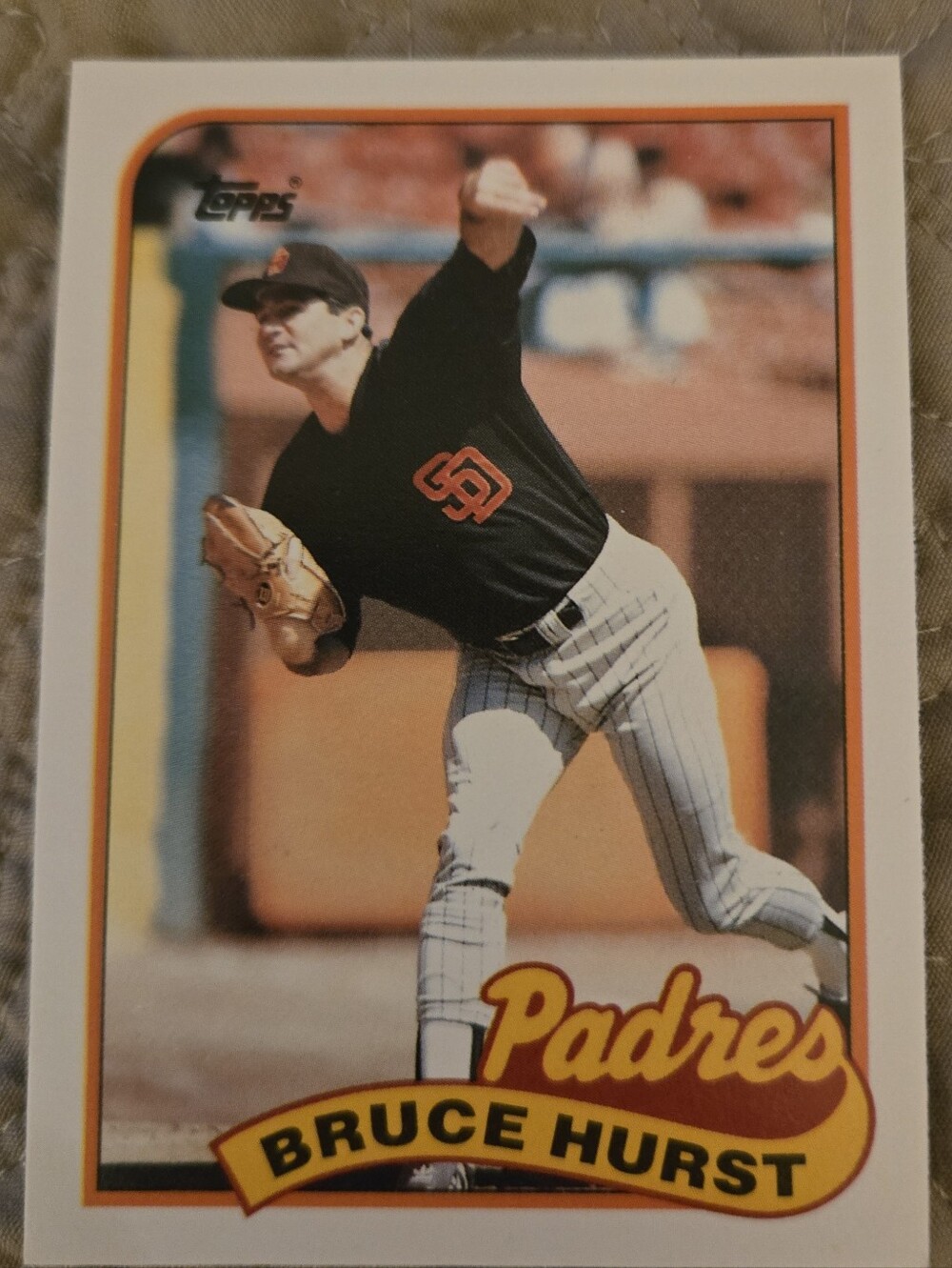 Bruce Hurst Baseball Card